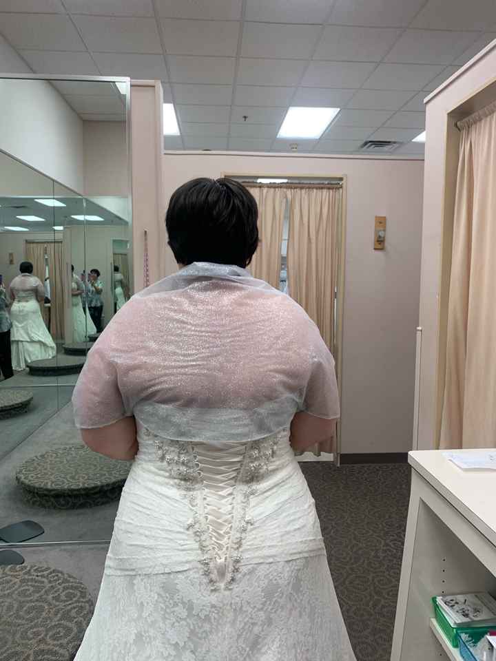 Which of these three shrugs should i wear with my dress? - 2