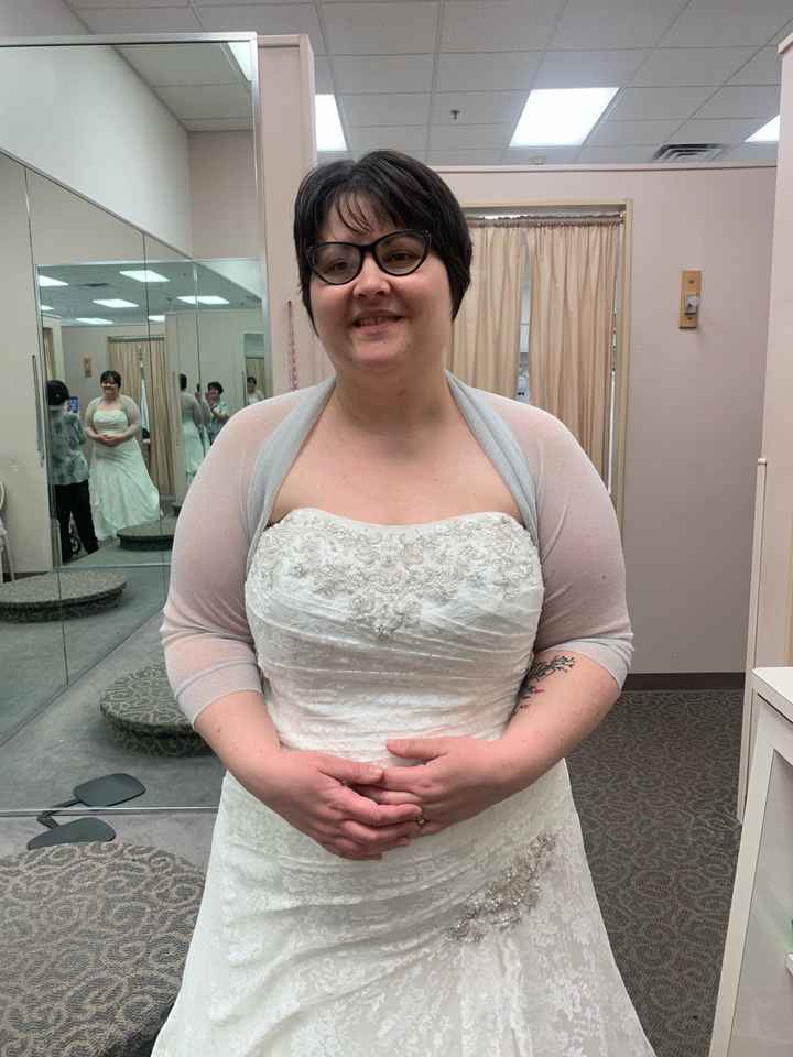 Which of these three shrugs should i wear with my dress? - 3