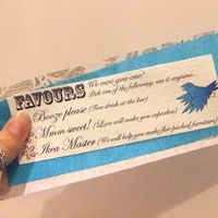 Individualized Wedding Favors
