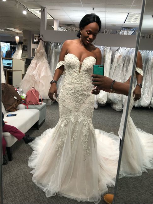 Did you end up with a completely different dress than planned? - 1