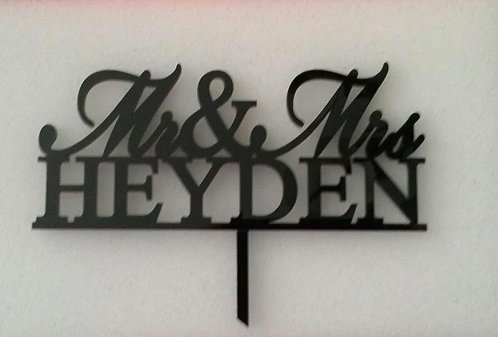Crystal Cake Toppers