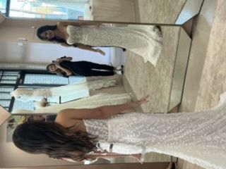 Help me decide between two wedding dresses! 4