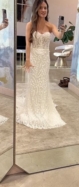 Help me decide between two wedding dresses! 6