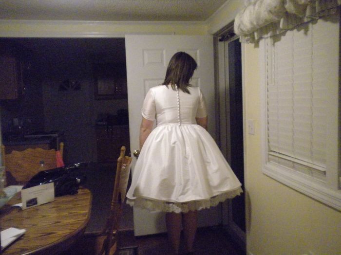 went MIA for awhile, but...MY DRESS IS HERE!!!