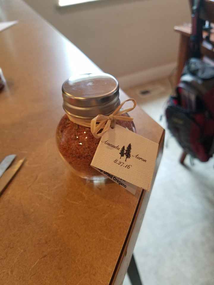 Show Off Your Wedding Favors!