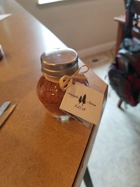 Show Off Your Wedding Favors!