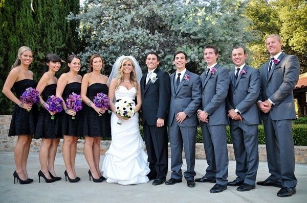 Opinions please - black dresses for the ladies, gray suits for the gents