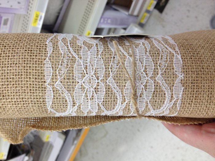 Attention "Rustic" Brides: Table Runners for $6!