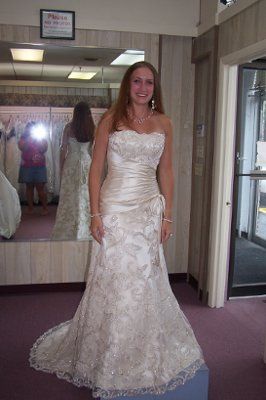 I got my veil today!  Its different...whatcha think?