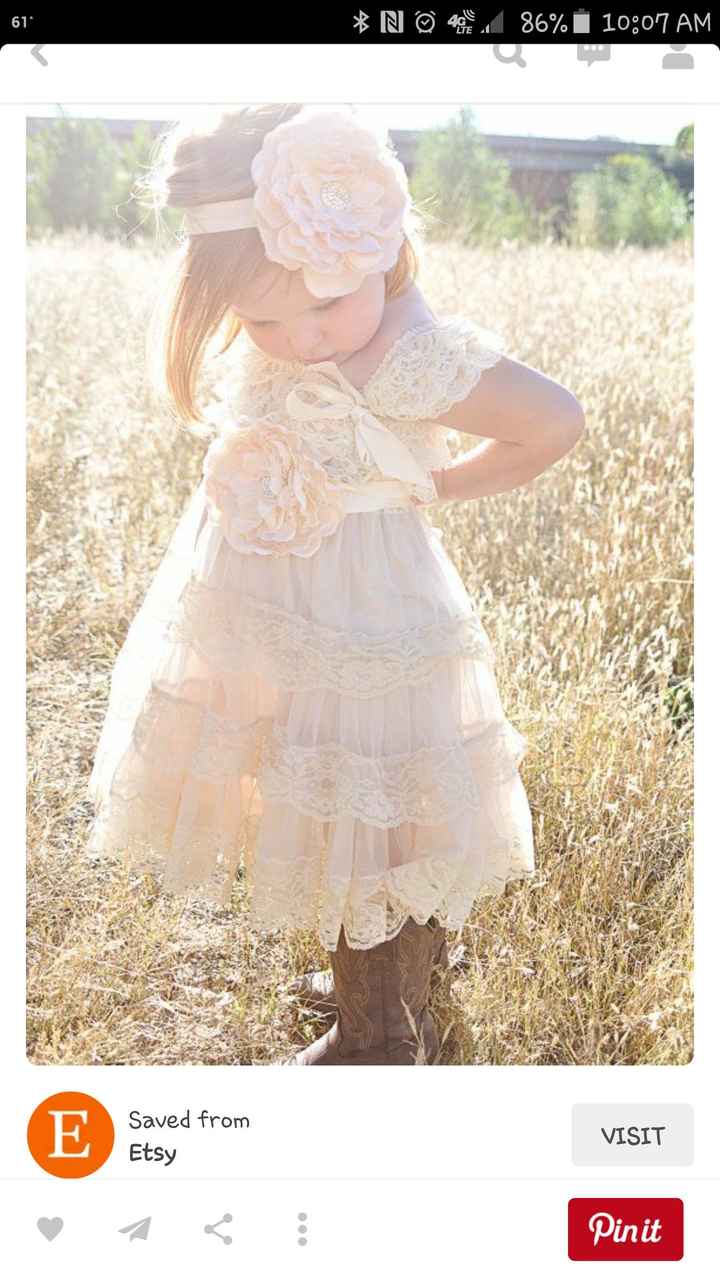 Flower girl dress