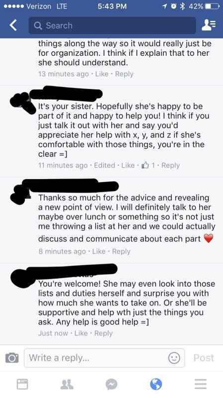 Can I just link the forums on every wedding FB group?