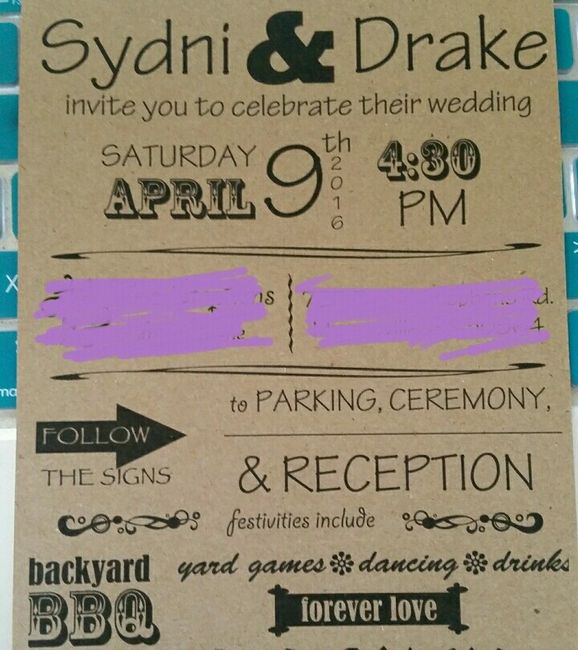 Show Off Your Invitations!!!!