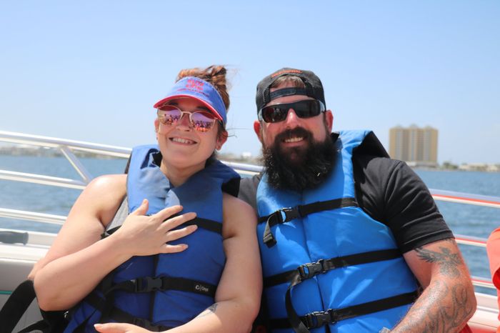Showing our love for Florida, last year on vacation