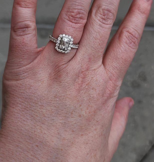 Pictures of Emerald Cut Engagement Rings! 4