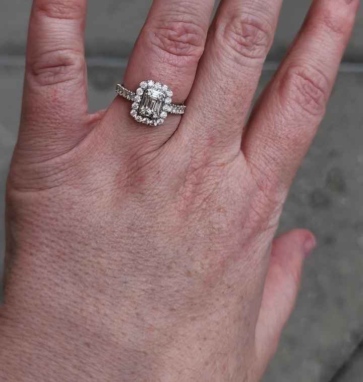 Pictures of Emerald Cut Engagement Rings! - 1
