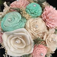  Sola wood flower bouquet - 1