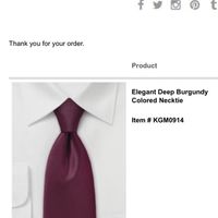 Who knew picking a tie color was so hard...