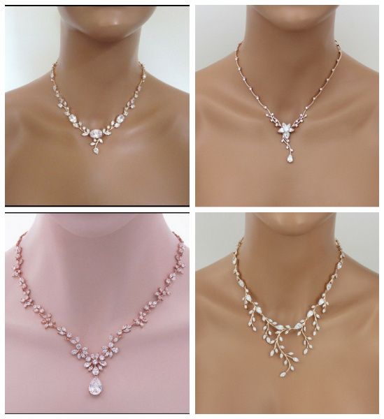 Need opinions! What necklace/earring set is a good choice(if any)? 3