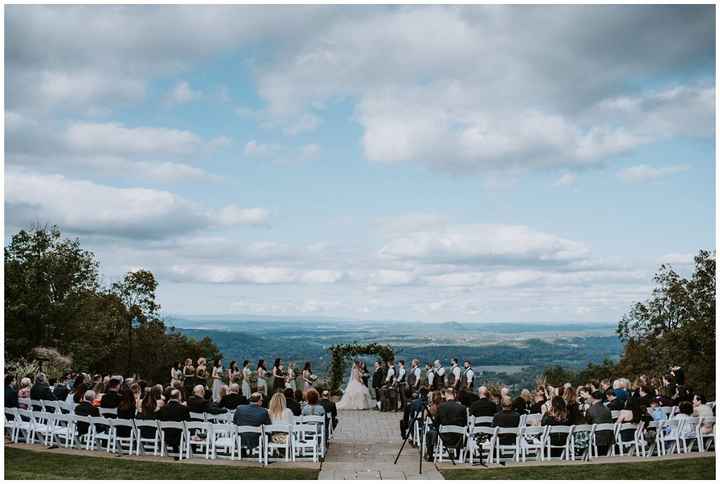 My venue / Someone else's wedding.