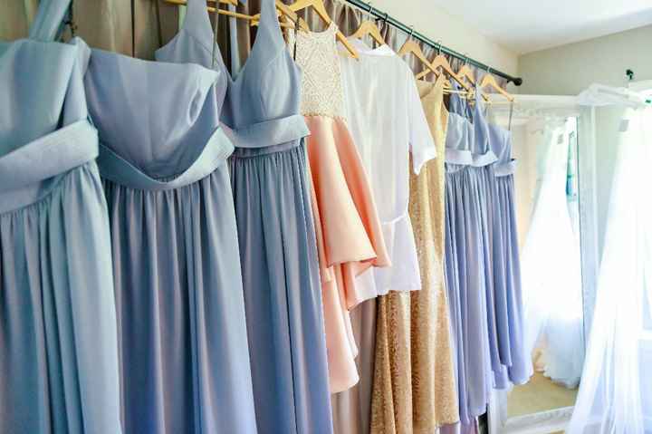 Champagne Wedding Dress - 1