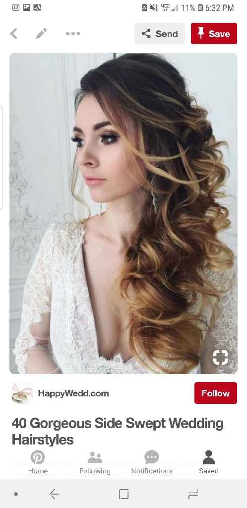 Bridal Hairstyle - Up, down, or half-up? - 1