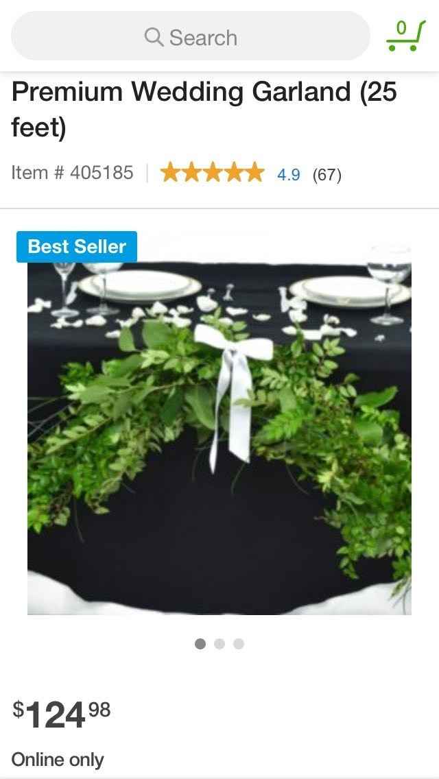 Garland for Outdoor Wedding