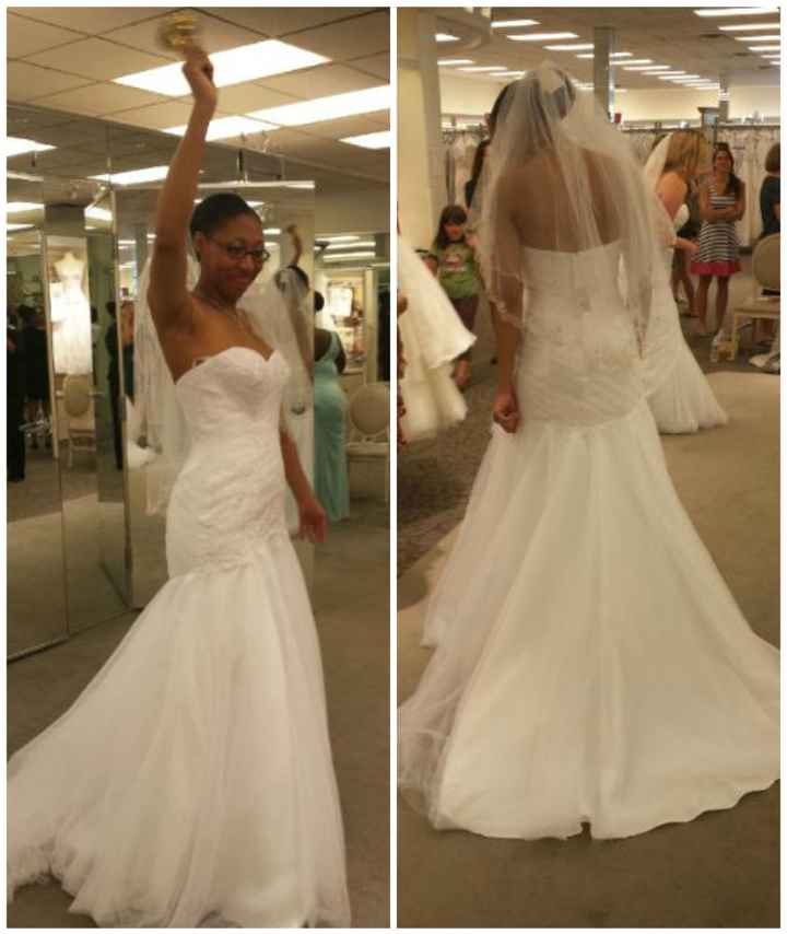 Flats in a trumpet gown?!