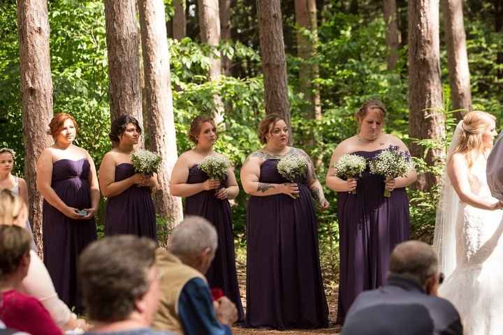Maid of Honor in Same Dress - All Girls Same Dress? And Updos?