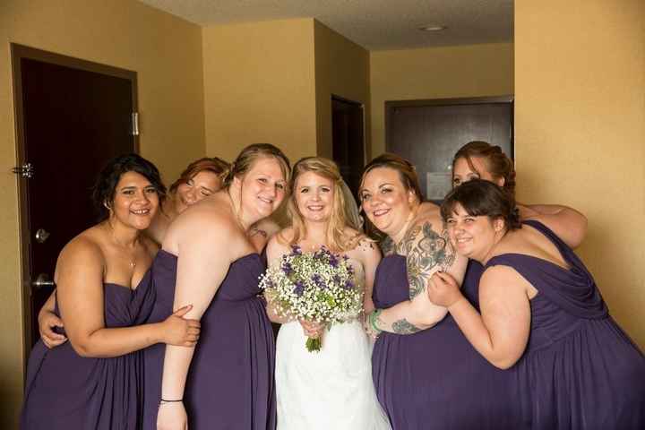 Maid of Honor in Same Dress - All Girls Same Dress? And Updos?