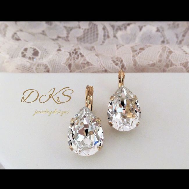 Show me your wedding earrings! - 1