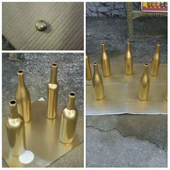 Tip for Spraypainting Bottles