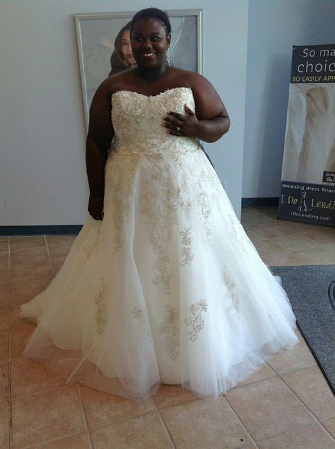 My dress is in...now I want to see yours!