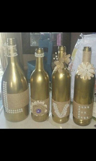 What do you think of my diy centerpiece bottles?