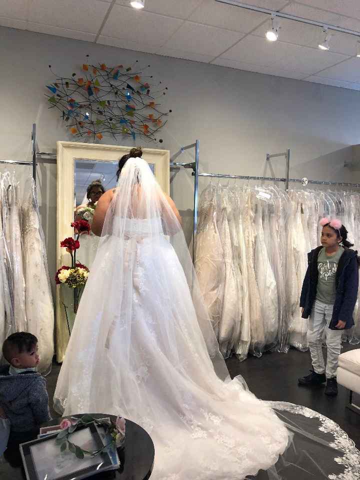 now with belts and veil