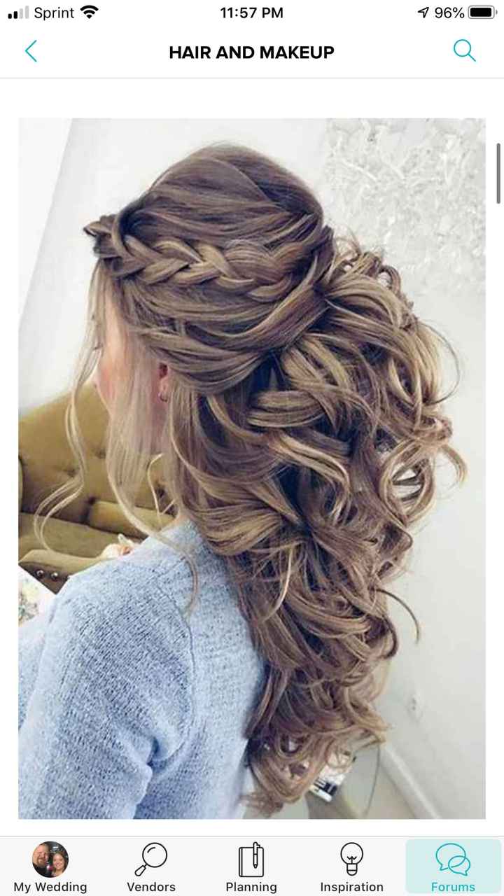 What's your wedding date & how are you wearing your hair? - 1