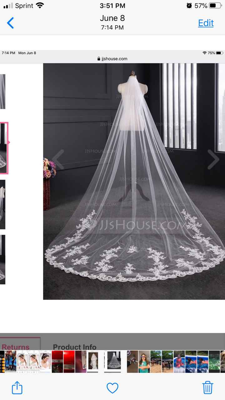 What color veil? And what do i do with old veil? - 2