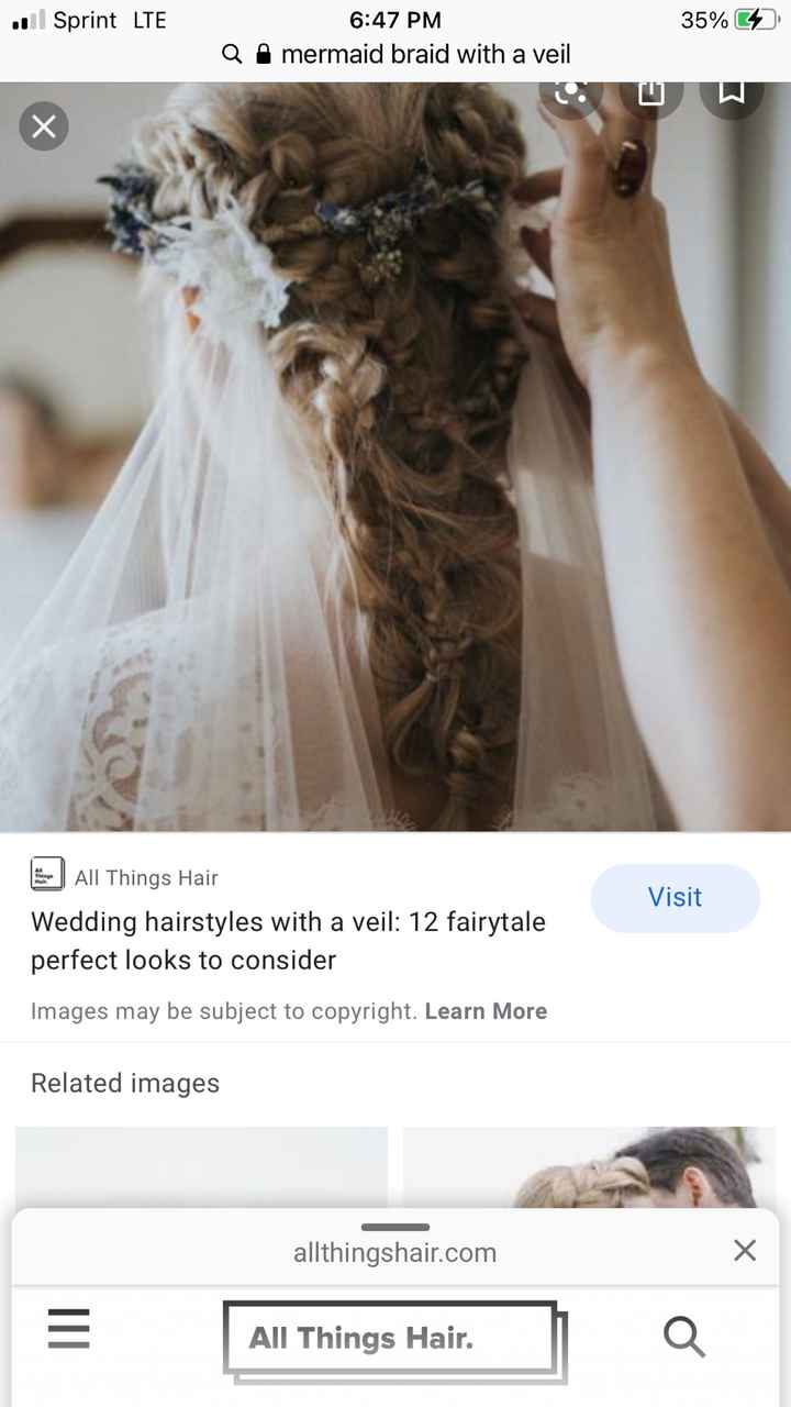 Brides with long hair - Post your bridal hair please ❤️ - 1