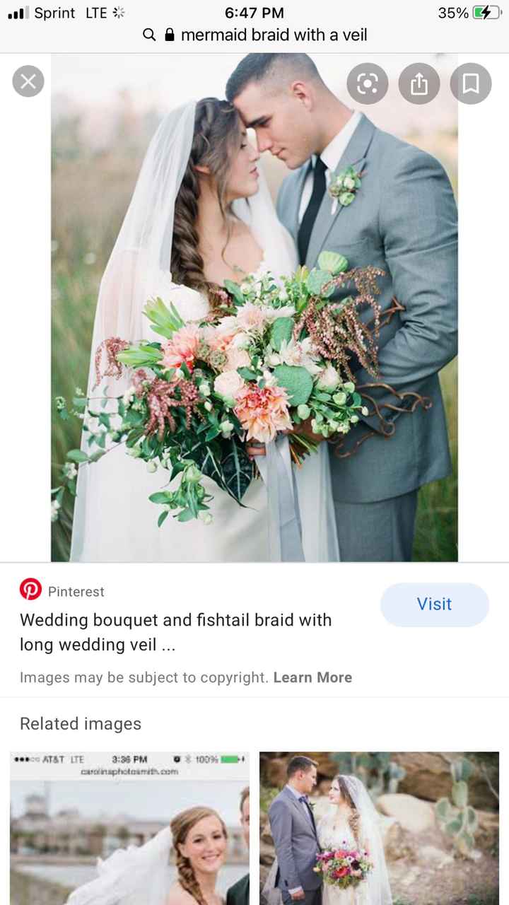 Brides with long hair - Post your bridal hair please ❤️ - 3