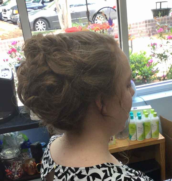 Hair trial-what do you think?? More in the comments!