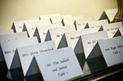 Please let me see your place cards