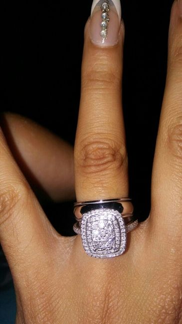 Still getting use to a ring on my finger!