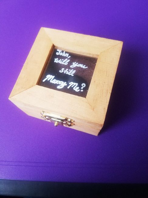 Didn't go as planned but i Proposed Back! 1