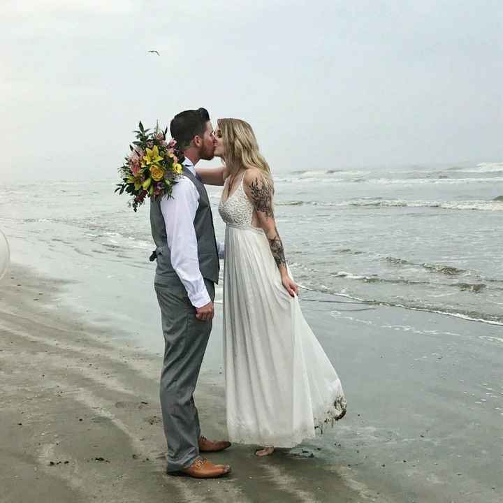 Affordable Beach Wedding Dress - 2