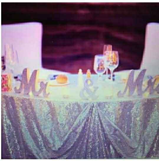 Sequin table cloth - 1