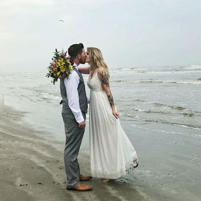 Affordable Beach Wedding Dress - 2
