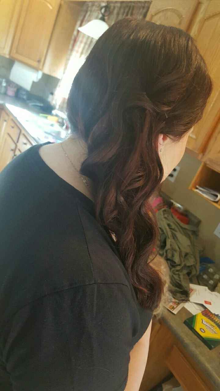 Hair and make up trial