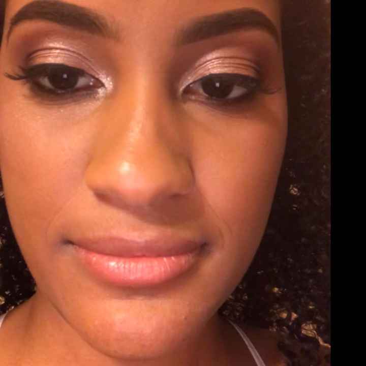 Critique my makeup trial - 1