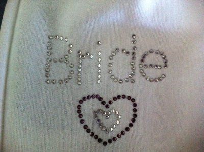 DIY iron-on day-of outfit