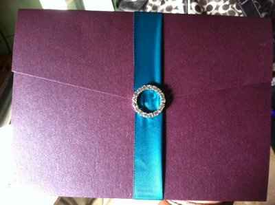 Which ribbon on the invites? pics