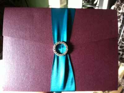 Which ribbon on the invites? pics